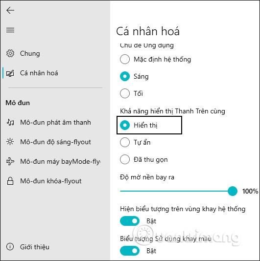 Kā izmantot ModernFlyouts, lai mainītu Windows pielāgošanas saskarni Kā izmantot ModernFlyouts, lai mainītu Windows pielāgošanas saskarni